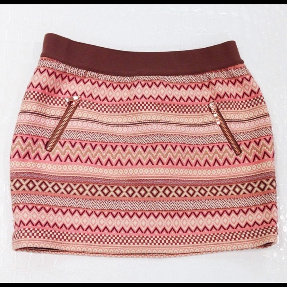 PATTERNED DOUBLE ZIP SKIRT (CHILD 12)